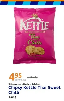 Chipsy Kettle Thai Sweet Chilli promocja w Action