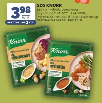 Sos Knorr myśliwski promocja w Stokrotka