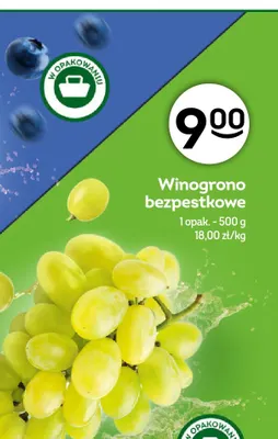 Winogrono bezpestkowe promocja w Żabka