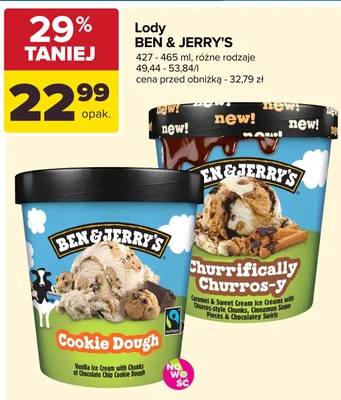Lody Ben & Jerry's Churrifically Churros-y promocja w Carrefour