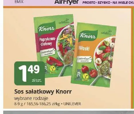 Sos sałatkowy włoski Knorr promocja w Marketvita