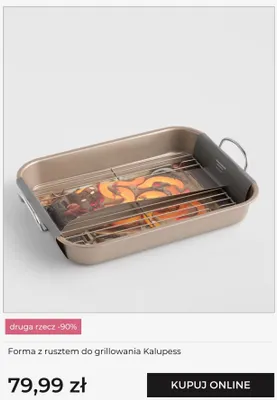 Forma z rusztem do grillowania home&you Kalupess promocja w home&you