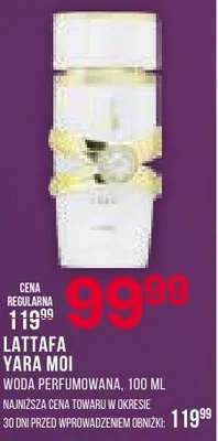 Woda perfumowana yara moi, 100ml promocja w Drogerie Natura