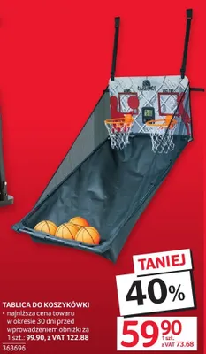 Tablica do koszykówki promocja w Selgros