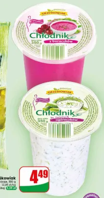 Chłodnik z buraczków Grześkowiak promocja w Dino