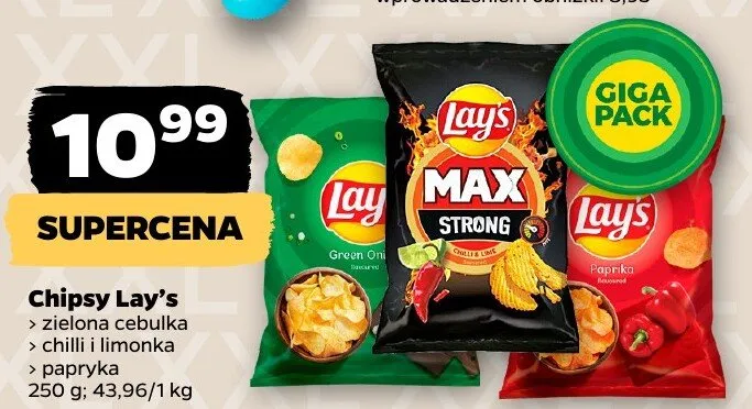 Chipsy Lay's papryka promocja w Netto
