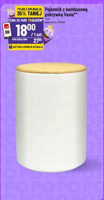 Pojemnik z bambusową pokrywką Vavio promocja w POLOmarket