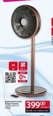 Wentylator stojący Domo DO8155 promocja w Selgros