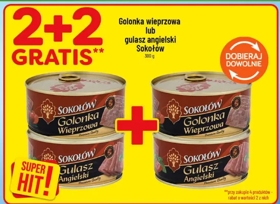 Gulasz angielski Sokołów promocja w POLOmarket