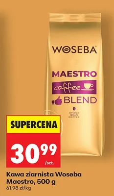 Kawa ziarnista Maestro promocja w Biedronka