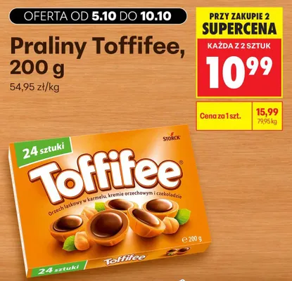 Praliny Toffifee promocja w Biedronka