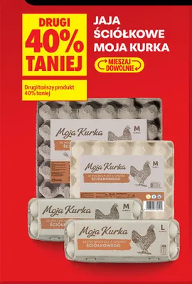 Jaja ściółkowe Moja Kurka Klasa A L 10-pak promocja w Biedronka
