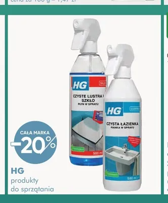 Płyn w sprayu do czyszczenia luster i szkła HG Czyste Lustra i Szkło promocja w Super-Pharm