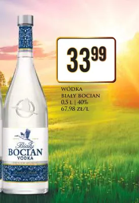Wódka Biały Bocian promocja w Dino