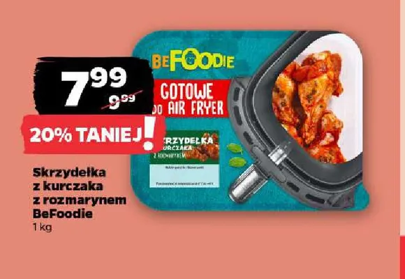 Skrzydełka z kurczaka z rozmarynem BeFoodie promocja w Netto