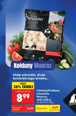 Kołduny litewskie Mooroz promocja w Biedronka