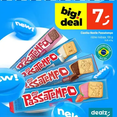 Ciastka Passatempo różne rodzaje promocja w Dealz