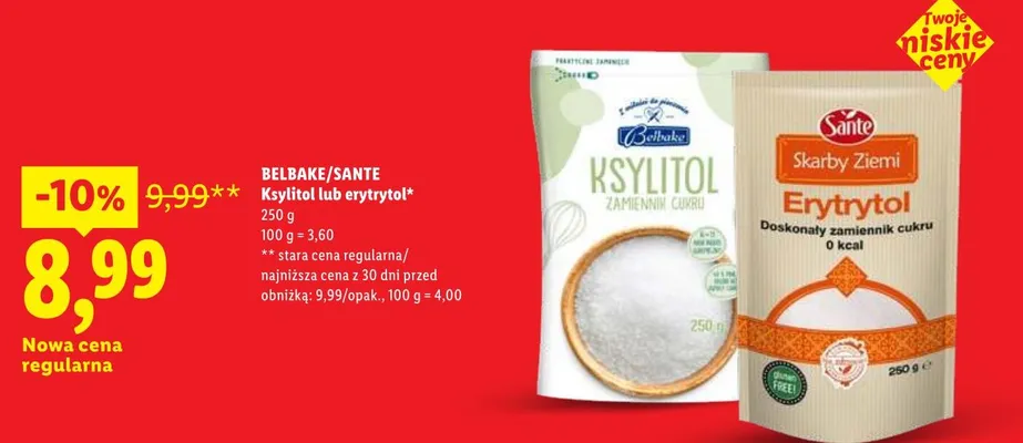 Ksylitol Belbake promocja w Lidl