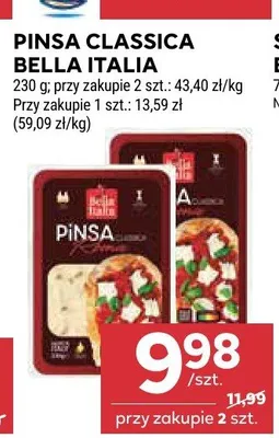 Pinsa Classica Bella Italia promocja w Stokrotka