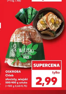 Chleb złocisty Oskroba promocja w Kaufland