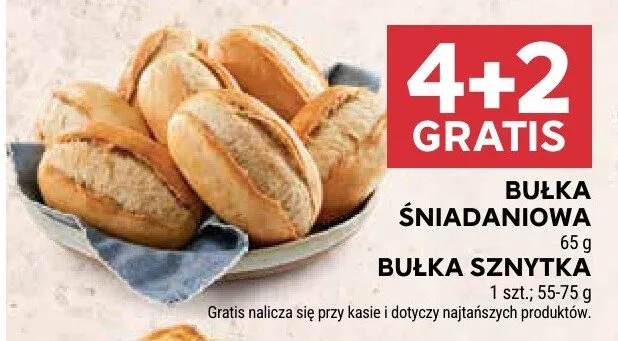 Bułka śniadaniowa promocja w Stokrotka
