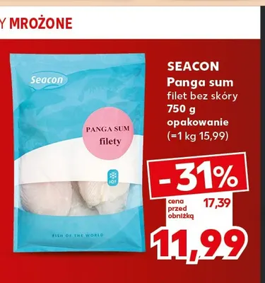 Panga sum filet bez skóry Seacon promocja w Kaufland