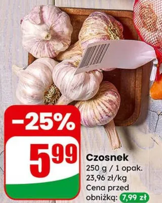 Czosnek promocja w Dino
