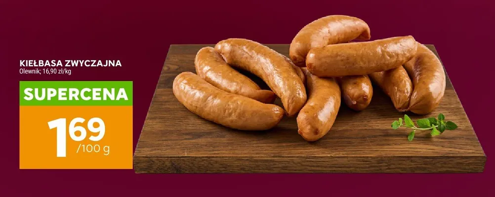 Kiełbasa Zwyczajna Olewnik promocja w Stokrotka