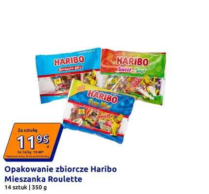 Żelki Haribo Sweet or Sour opakowanie zbiorcze promocja w Action