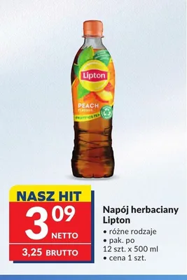 Napój herbaciany Lipton Peach promocja w Makro