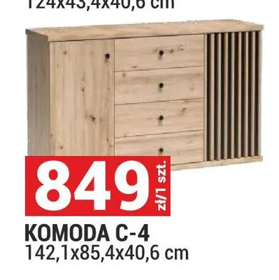 Komoda Cali C-4 promocja w Merkury Market