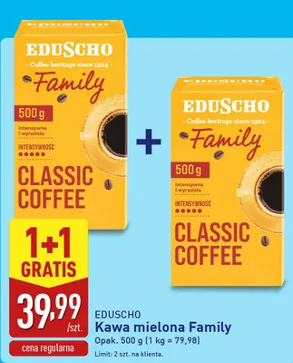Kawa mielona Family Eduscho promocja w Aldi