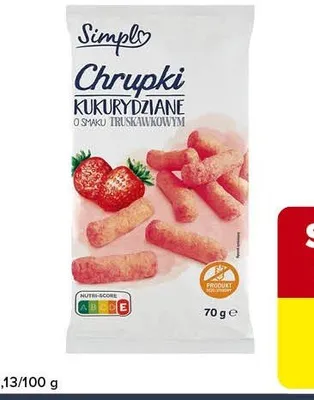 Chrupki kukurydziane o smaku truskawkowym promocja w Globi