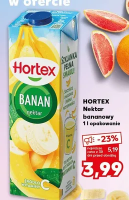 Nektar bananowy promocja w Kaufland