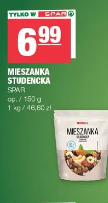 Mieszanka studencka SPAR promocja w SPAR