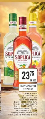 Likier Soplica Pigwowa promocja w Dino