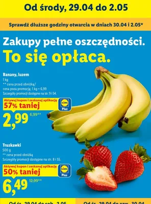 Truskawki promocja w Lidl
