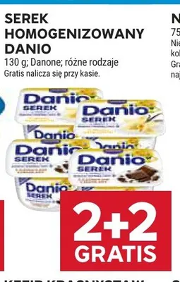 Serek homogenizowany Danio promocja w Stokrotka