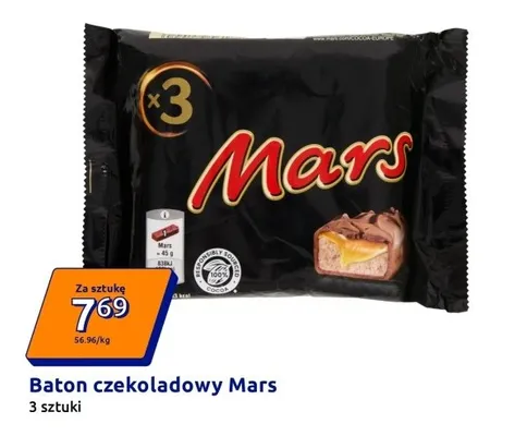Baton czekoladowy 3 szt. promocja w Action