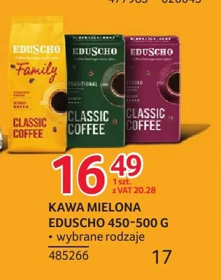 Kawa mielona Eduscho promocja w Selgros