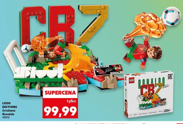 Klocki LEGO EDITIONS Cristiano Ronaldo 43012 promocja w Kaufland