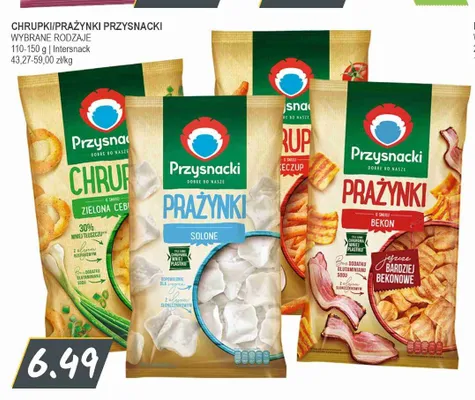 Prażynki Przysnacki solone promocja w Słoneczko