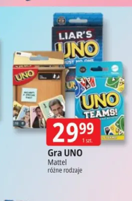 Gra UNO Mattel promocja w Leclerc