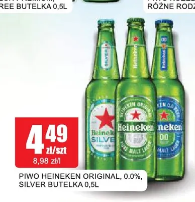 Piwo Heineken Original promocja w Bingo