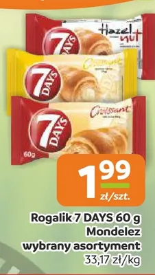Rogalik 7 Days z kremem o smaku spumante promocja w Gama
