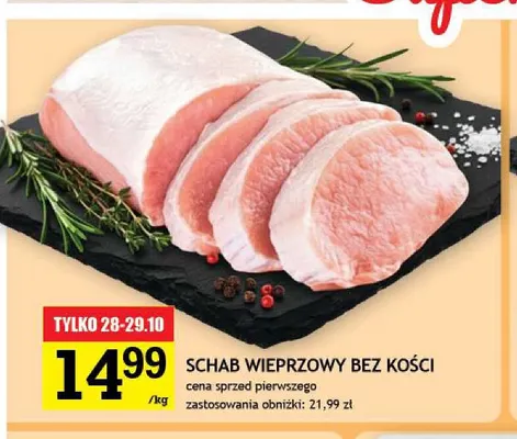 Schab wieprzowy bez kości promocja w Gram Market