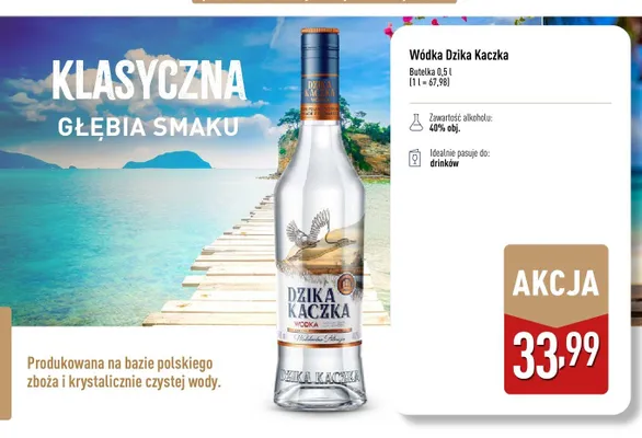 Wódka Dzika Kaczka promocja w Aldi