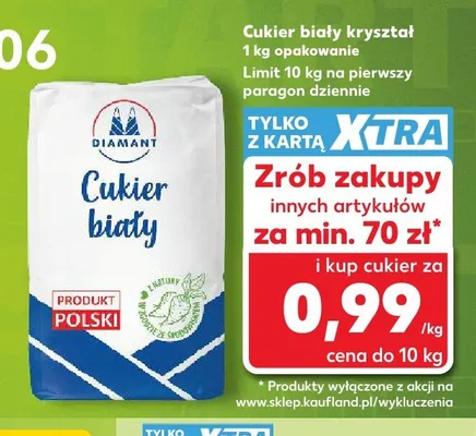 Cukier biały kryształ Diamant promocja w Kaufland