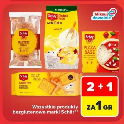 Herbatniki bezglutenowe Butterkeks Schär promocja w Carrefour