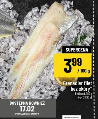 Grenadier filet bez skóry promocja w POLOmarket